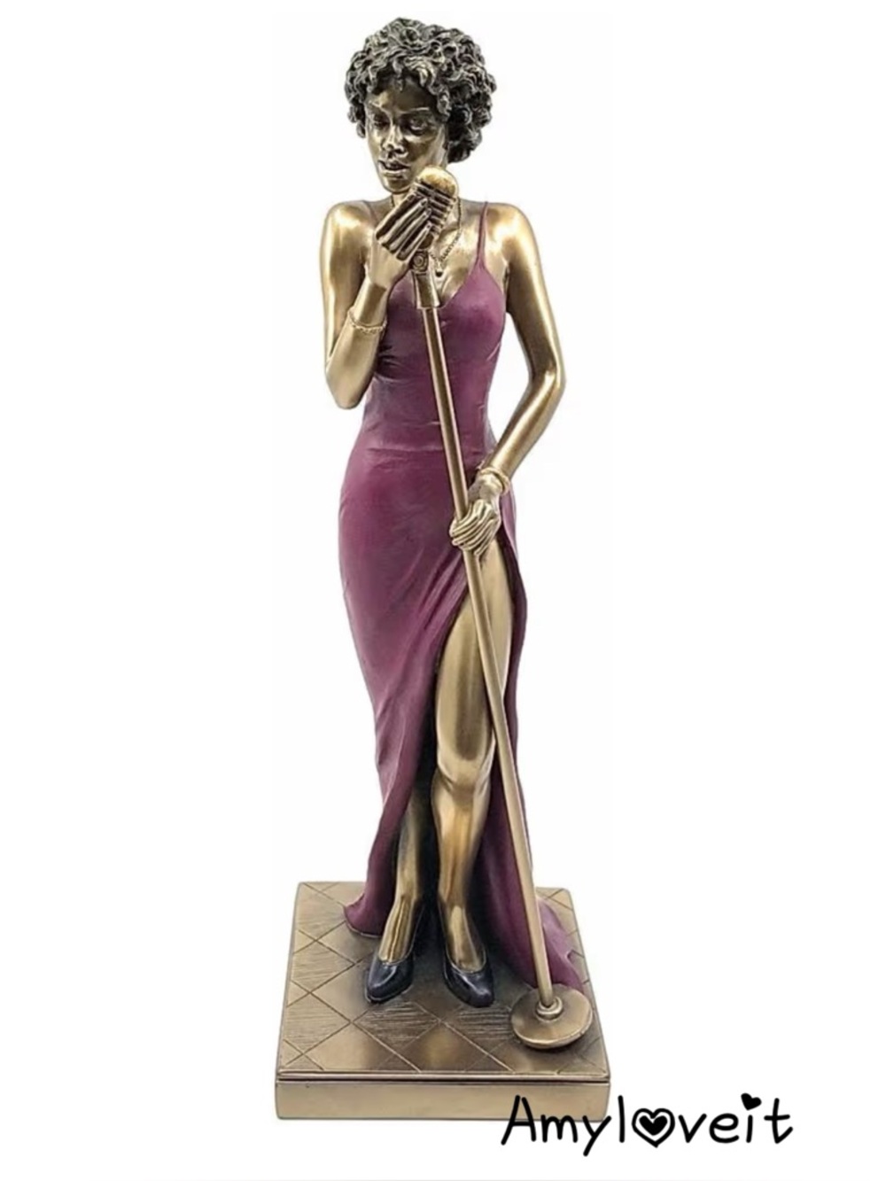 Studio Collection Jazz Band Female Singer Statue Figurine